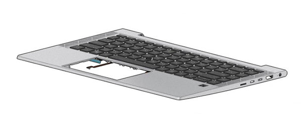 HP Notebook-Ersatztastatur – Beleuchtet, mit ClickPad und Zeigestock