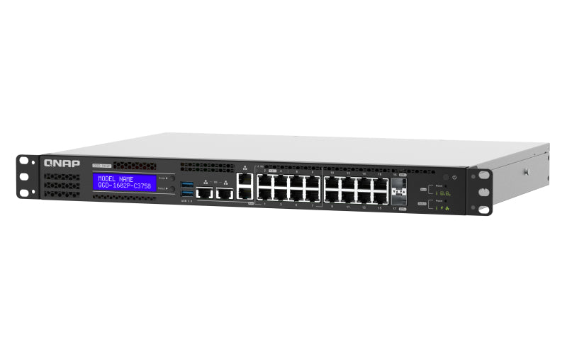 QNAP Netzwerk-Switch – 18 Ports, PoE für schnelles WLAN