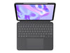 Logitech Combo Touch – Tastaturhülle mit Trackpad für iPad Pro
