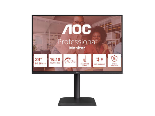 AOC 24" LED-Monitor – 2K-Auflösung, 100 Hz Bildwiederholrate