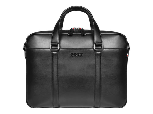 Port Notebook-Tasche – Spaltleder, für Laptops bis 14 Zoll