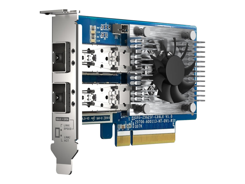 QNAP Netzwerkadapter – 25 Gbps, PCIe 4.0, 2 Ports