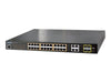 Planet Technology Netzwerk-Switch – 24 PoE+ Ports, Gigabit Ethernet