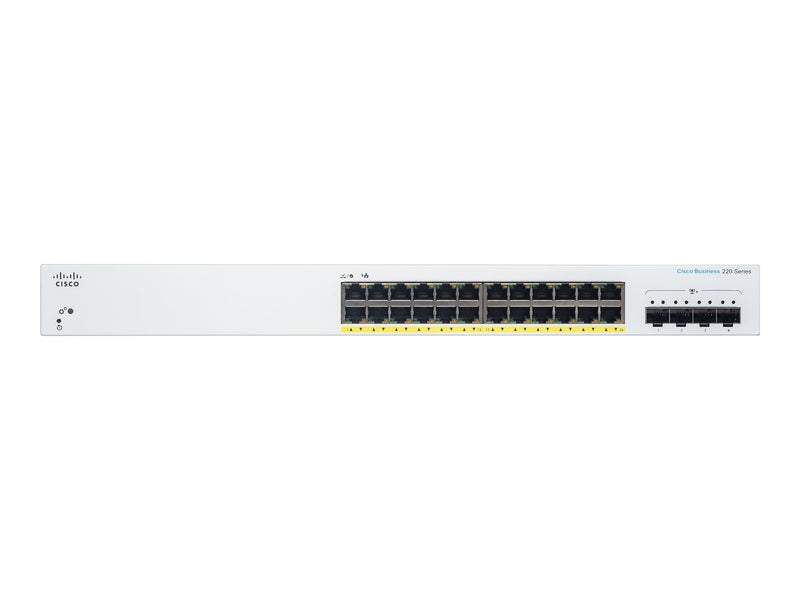 Cisco 24-Port Smart Switch – Gigabit Ethernet, PoE+ Unterstützung