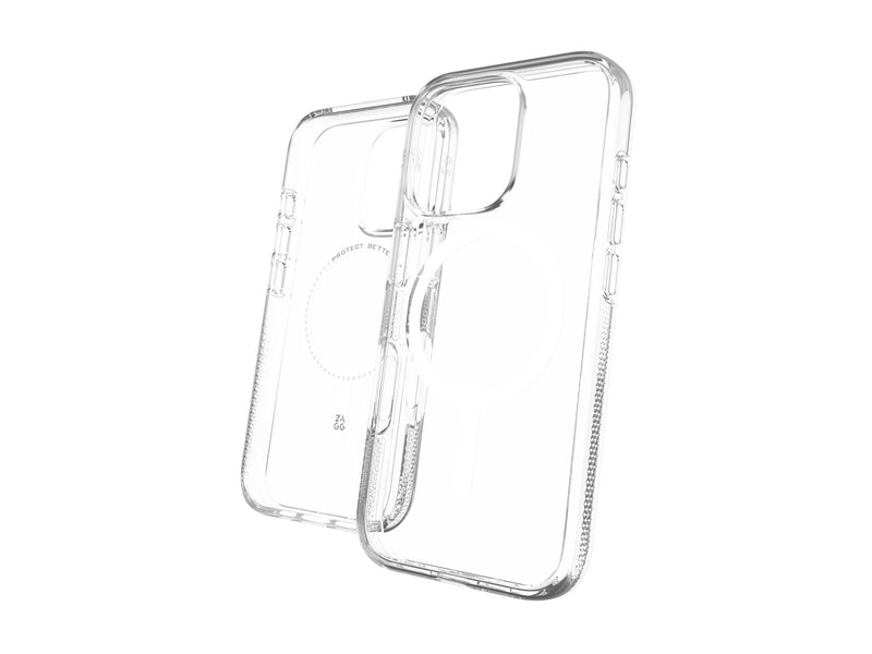 ZAGG Schutzhülle für iPhone 16 Pro – Klar, MagSafe-kompatibel