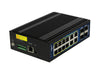 Allnet 12-Port Gigabit Switch – PoE+, lüfterlos, flexibel montierbar