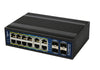 Allnet 12-Port Gigabit Switch – PoE+, lüfterlos, flexibel montierbar