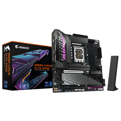 Gigabyte Micro ATX Motherboard – Wi-Fi 6E, USB-C, Bluetooth