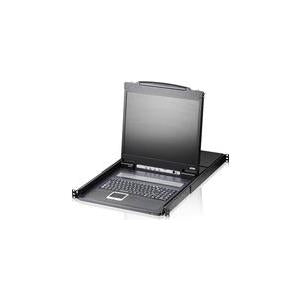 ATEN 8-Port KVM Switch – 19" LCD, einfache Verwaltung