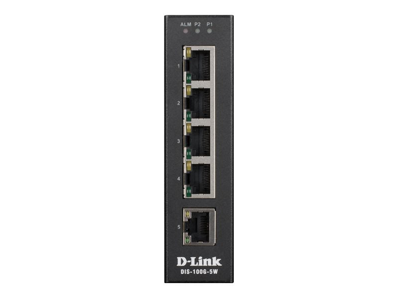 D-Link 5-Port Gigabit Switch – Robust für raue Umgebungen
