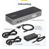 StarTech USB-C Dockingstation – Drei Monitore, Laptop-Ladestation