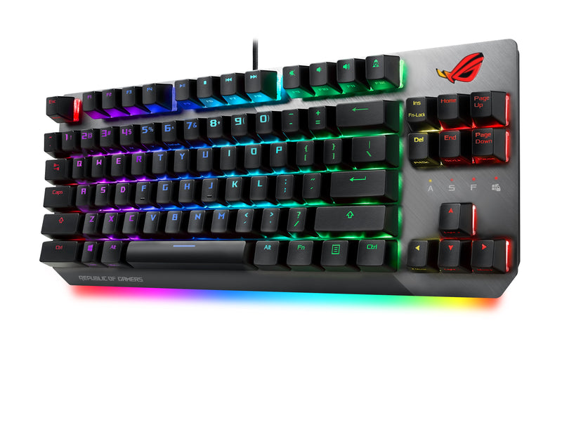 ASUS ROG Strix Scope TKL Tastatur – RGB, mechanische Tasten