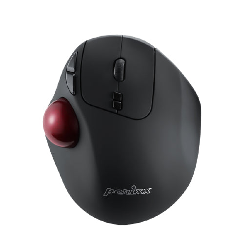 PERIXX Vertikale Funkmaus – Ergonomisch, mit Trackball