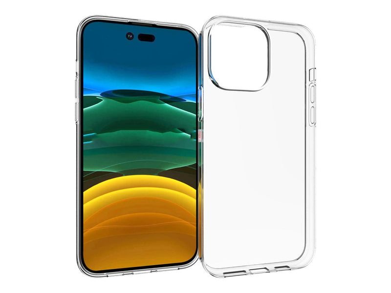 ESTUFF iPhone 14 Pro Cover – Klarer Schutz, kabelloses Laden