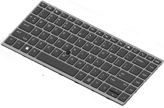HP Notebook-Ersatztastatur – Beleuchtet, UK-Layout