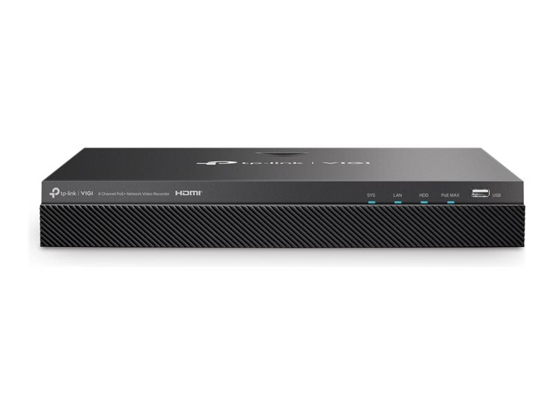 TP-Link 8-Kanal Video Recorder – Einfache Überwachung, PoE+ Unterstützung