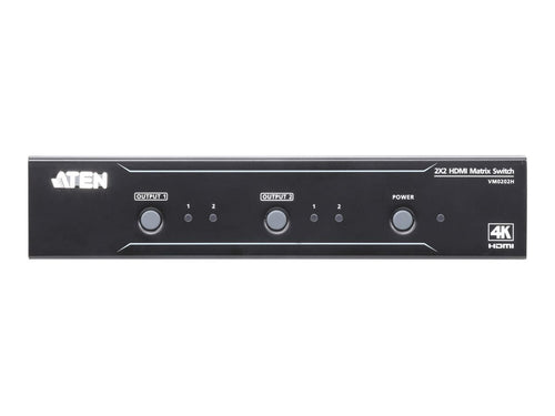 Aten HDMI Matrix Switch – 4K-Auflösung, 2 Eingänge/2 Ausgänge