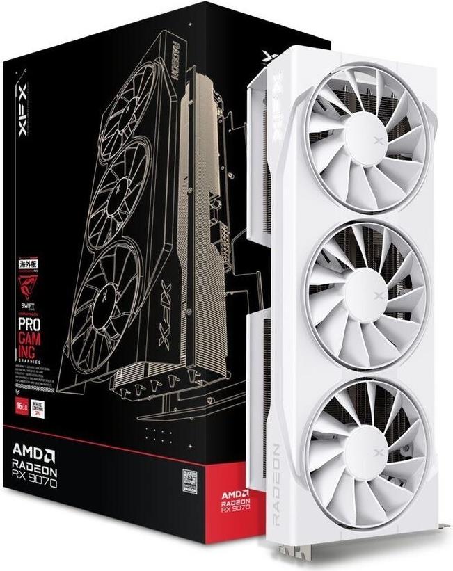 XFX Radeon RX 9070 Grafikkarte – 16 GB für flüssiges Gaming