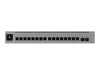 Ubiquiti Netzwerk-Switch – 16 Anschlüsse, Touchscreen-Display
