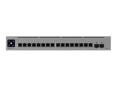 Ubiquiti Netzwerk-Switch – 16 Anschlüsse, Touchscreen-Display