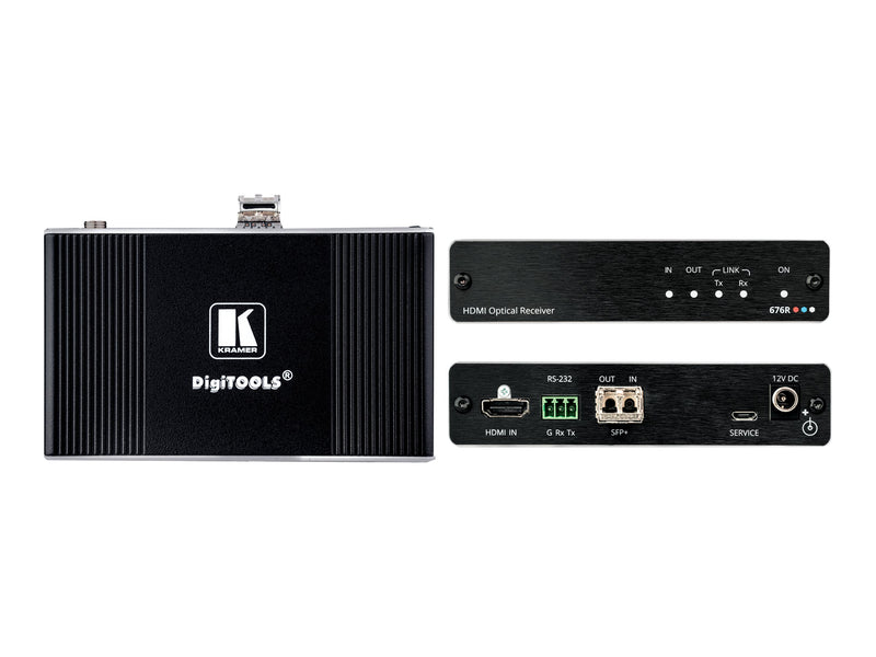 Kramer HDMI Fiber Receiver – 4K-Auflösung, bis zu 3 km Reichweite