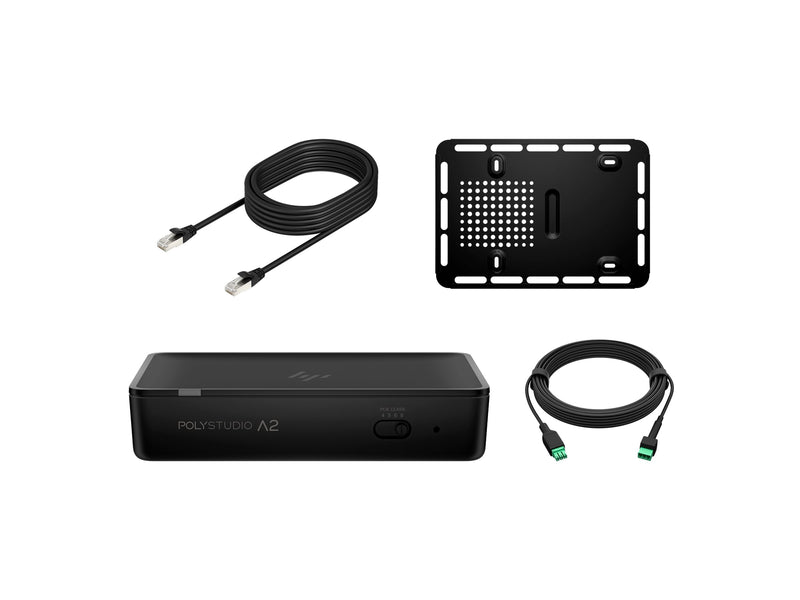 HP Poly Studio Audio-Brücke – PoE-Unterstützung, inkl. Mikrofonkabel