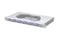 Metz Connect Patchfeld – 12 SC-Anschlüsse, Glasfaser-Kompatibilität