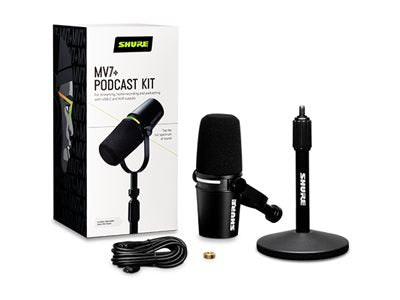 Shure MV7 Mikrofon – Perfekt für Podcasts und Sprachaufnahmen