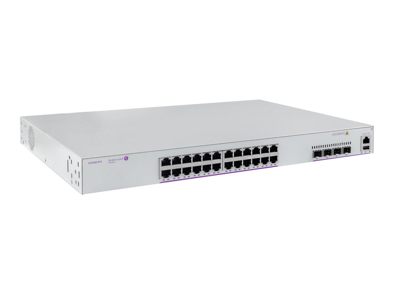 Alcatel Netzwerk-Switch – 24 Anschlüsse, PoE+ Unterstützung