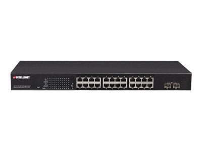 Intellinet 24-Port Gigabit Switch – PoE+ für einfache Netzwerkverwaltung
