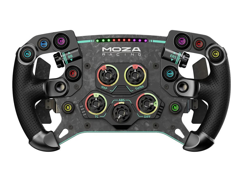 MOZA RACING Lenkrad – Kabellos, 10 Tasten für PC