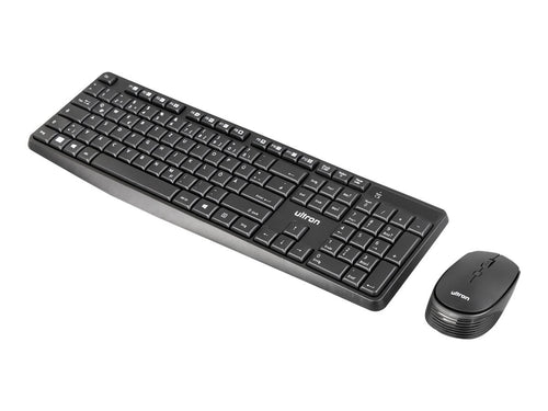 ULTRON Kabelloses Tastatur-Maus-Set – Einfaches Arbeiten, Deutsch Layout