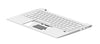 HP Ersatztastatur Notebook – Beleuchtet, Spanisch, Silberabdeckung