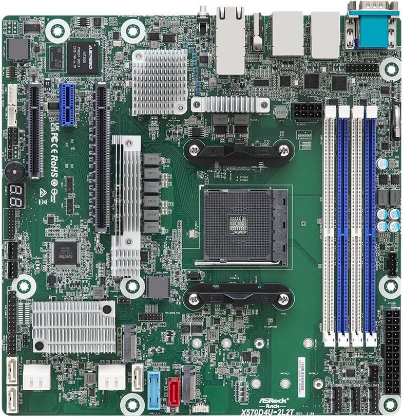 ASROCK Server-Mainboard – Dual Netzwerkanschlüsse, RAID-Unterstützung