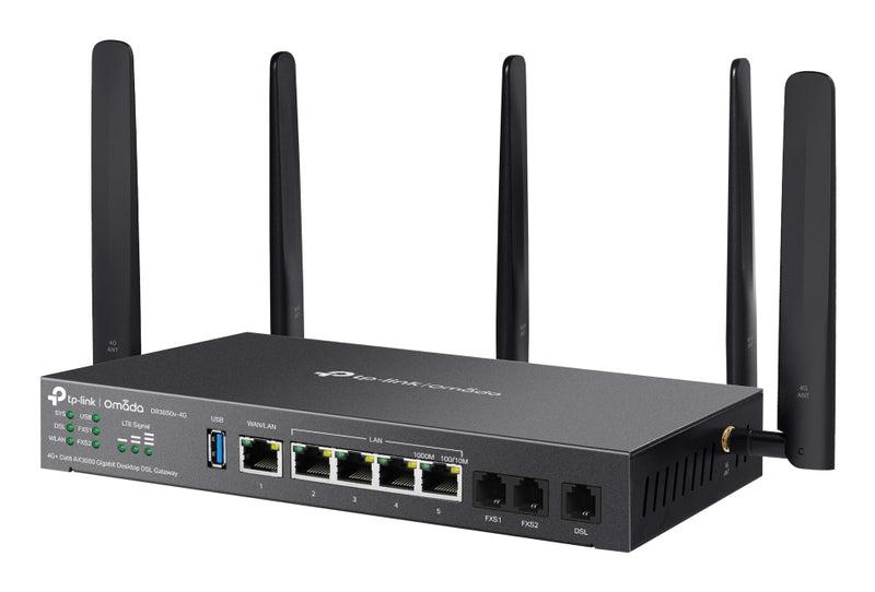 TP-Link Omada Gateway – 4G+, Wi-Fi 6 für schnelles Internet