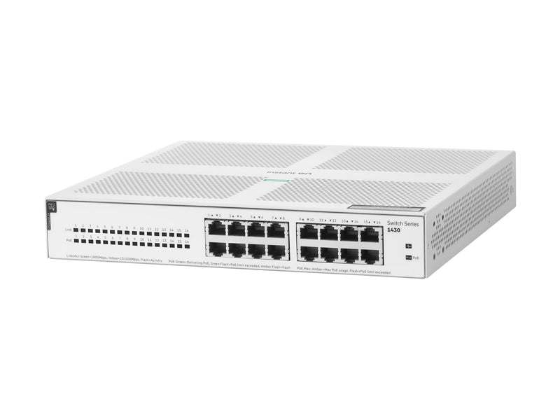 HP Enterprise Switch – 16 Anschlüsse, PoE für kleine Unternehmen