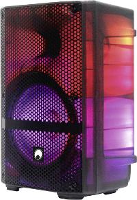 Omnitronic Partylautsprecher – Akku, LED-Lichteffekte