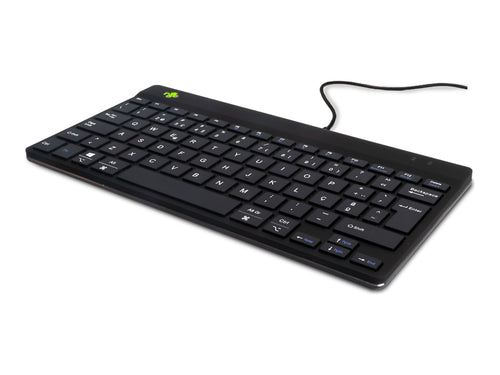 R-GO TOOLS Kompakt-Tastatur – Ergonomisch, mit Pauseanzeige