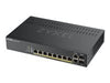 Zyxel Netzwerk-Switch – 8 Anschlüsse, Cloud-Management