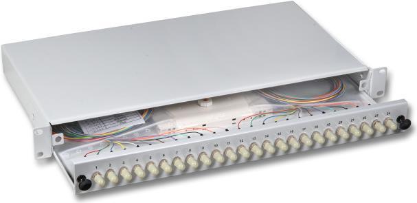 EFB Elektronik Glasfaser-Spleißbox – 24 Ports für effiziente Netzwerkverbindungen