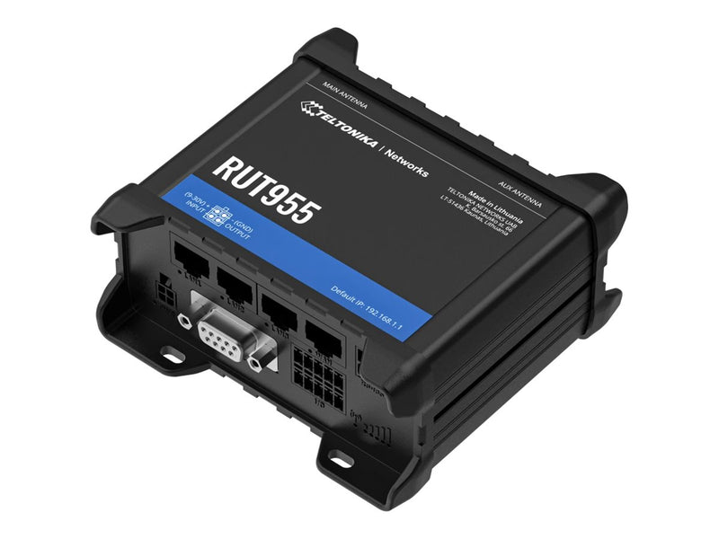 Teltonika RUT955 Router – 3-Port-Switch, WLAN & Kabelnetzwerk