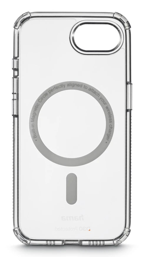 HAMA Handyhülle für iPhone 16e – MagSafe-kompatibel, durchsichtig