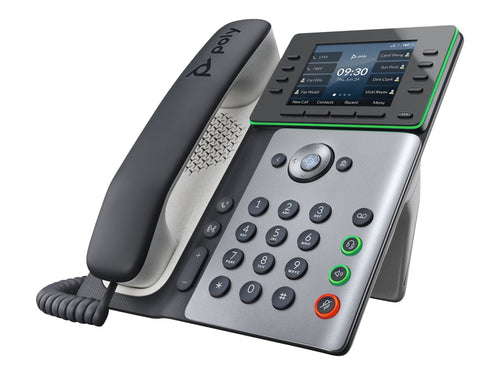 Poly Edge E300 IP-Telefon – Benutzerfreundlich, klares Display
