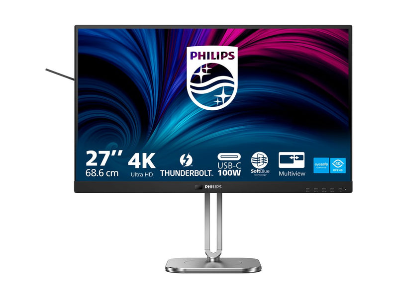 Philips 27" 4K Monitor – Thunderbolt 4, integrierte Lautsprecher