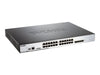 D-Link 24-Port Gigabit Switch – PoE, zentral verwaltbar