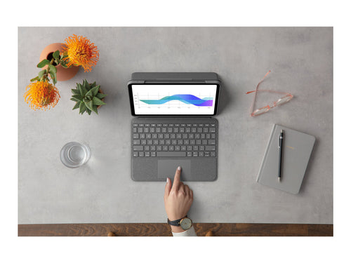 Logitech Folio Touch für iPad Air – Tastatur & Trackpad, schützendes Case