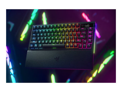 Razer BlackWidow V4 Pro Tastatur – OLED-Display, kabellos