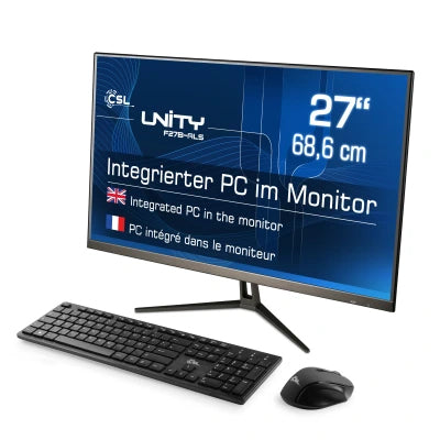 CSL Computer Desktop-PC – 27" Display, 16 GB RAM, 512 GB Speicher