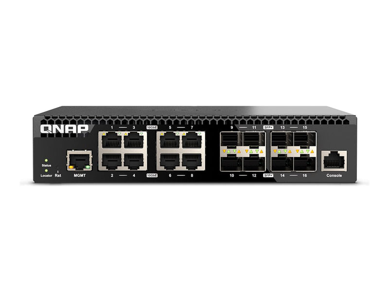 QNAP Netzwerk-Switch – 16 Anschlüsse, Rack-montierbar