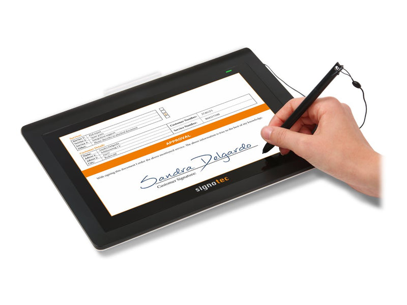 SIGNOTEC Unterschriften-Pad – Touch-Display, USB & Ethernet
